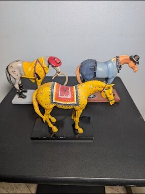 Trail of Painted Ponies #2671"Boot Scootin' Horsey" , Karuna #1920 , & Firem lot